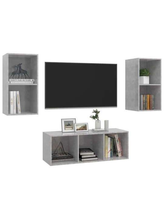 3-OSALINE TELERIKAPPIDE KOMPLEKT, BETOONHALL, PUITLAASTPLAAT