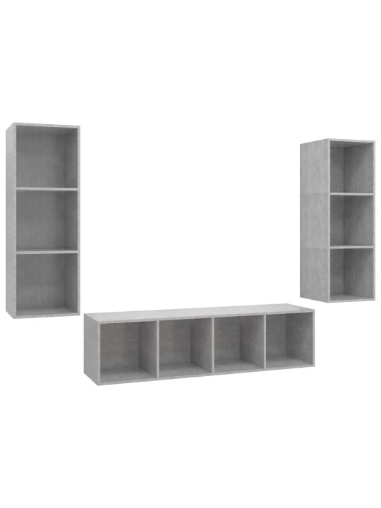 3-OSALINE TELERIKAPPIDE KOMPLEKT, BETOONHALL, PUITLAASTPLAAT