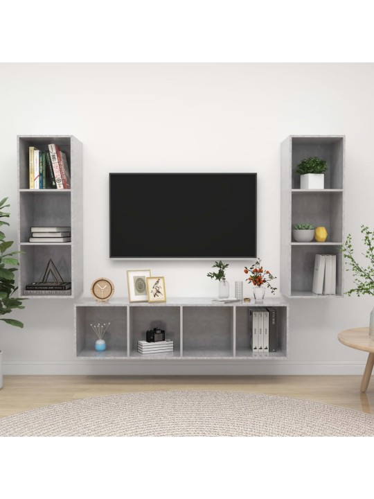3-OSALINE TELERIKAPPIDE KOMPLEKT, BETOONHALL, PUITLAASTPLAAT