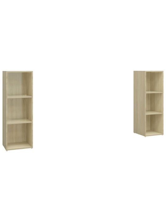 TELERIKAPID 2 TK, SONOMA TAMM, 107X35X37 CM, TEHISPUIT
