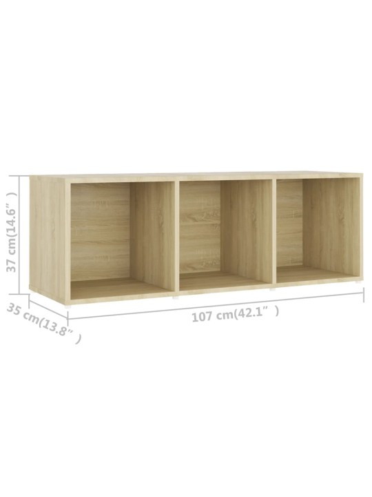 TELERIKAPID 2 TK, SONOMA TAMM, 107X35X37 CM, TEHISPUIT