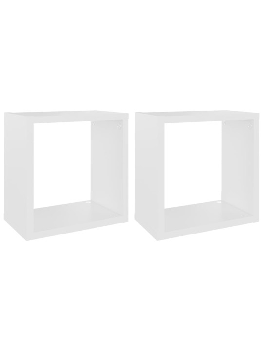 KUUBIKUKUJULISED SEINARIIULID 2 TK, VALGE, 26 X 15 X 26 CM