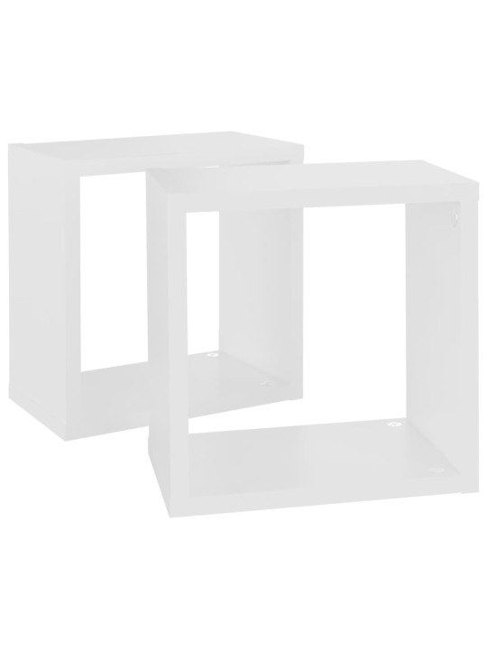 KUUBIKUKUJULISED SEINARIIULID 2 TK, VALGE, 26 X 15 X 26 CM