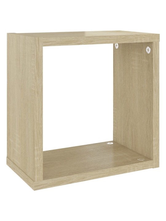KUUBIKUKUJULISED SEINARIIULID 2 TK, SONOMA TAMM, 26X15X26 CM