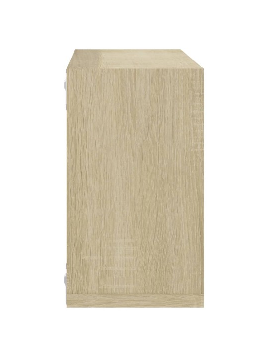 KUUBIKUKUJULISED SEINARIIULID 2 TK, SONOMA TAMM, 26X15X26 CM