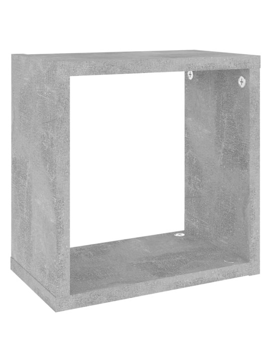 KUUBIKUKUJULISED SEINARIIULID 6 TK, BETOONHALL, 26X15X26 CM