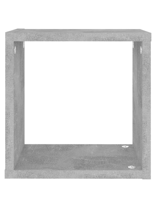 KUUBIKUKUJULISED SEINARIIULID 6 TK, BETOONHALL, 26X15X26 CM