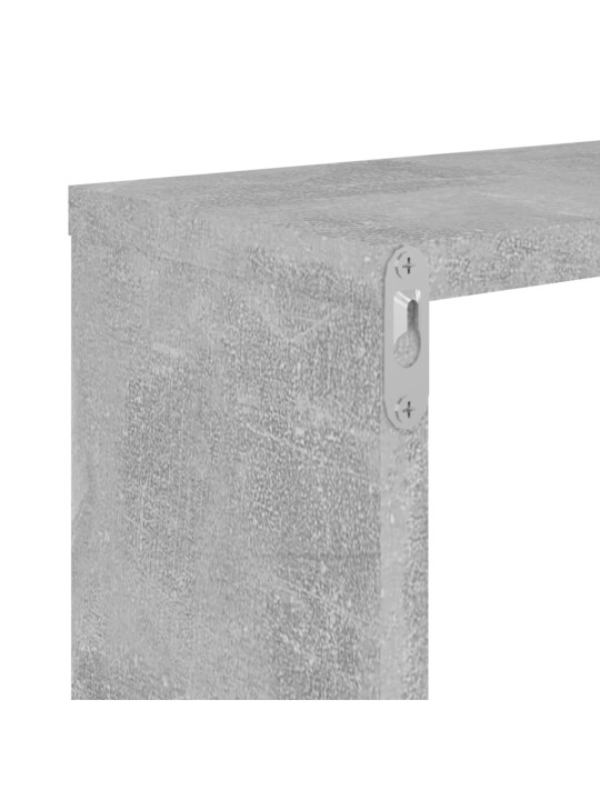 KUUBIKUKUJULISED SEINARIIULID 6 TK, BETOONHALL, 26X15X26 CM
