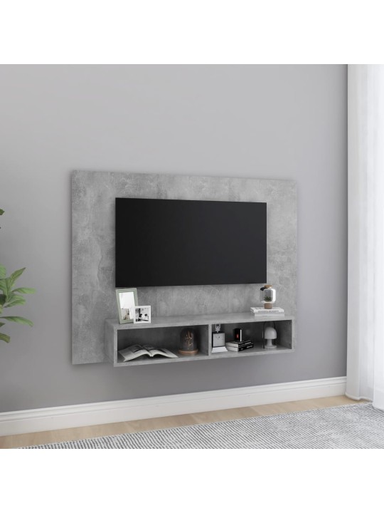 TV-SEINAKAPP, BETOONHALL, 120X23,5X90 CM, TEHISPUIT