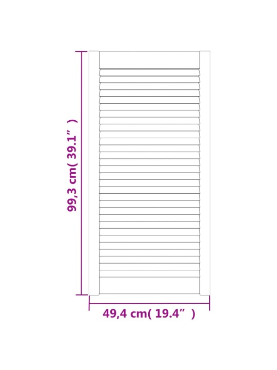 Kapiuks, võrega disain 99,3x49,4 cm männipuit