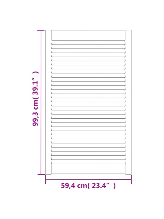 Kapiuks, võrega disain 99,3x59,4 cm männipuit