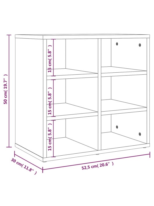 Kingakapid 2 tk, must, 52,5 x 30 x 50 cm