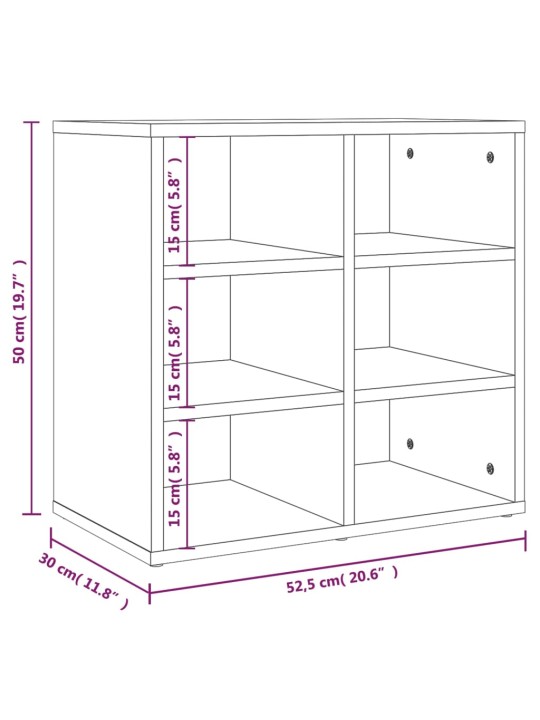 Kingakapid 2 tk, sonoma tamm, 52,5 x 30 x 50 cm, puitlaastplaat