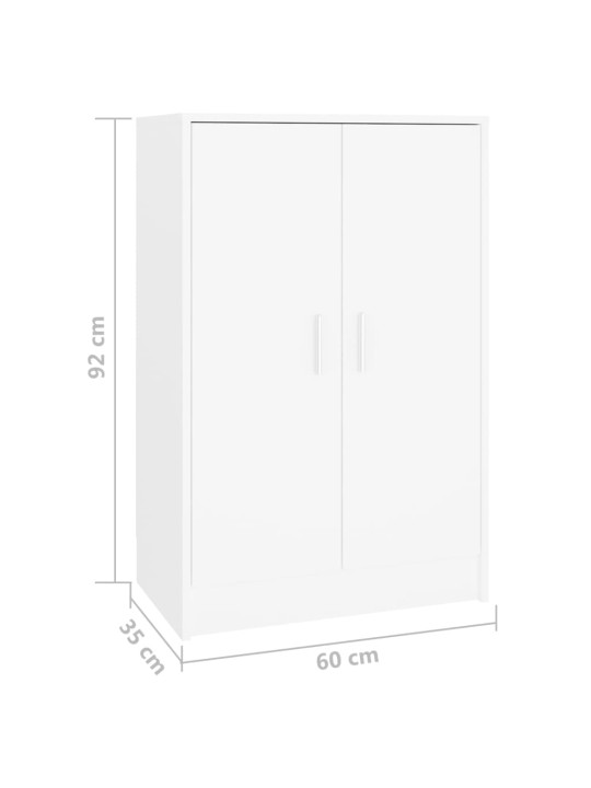 Kingakapp, valge, 60 x 35 x 92 cm puitlaastplaat