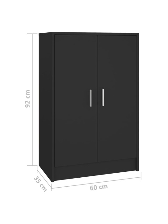 Kingakapp, must, 60 x 35 x 92 cm puitlaastplaat