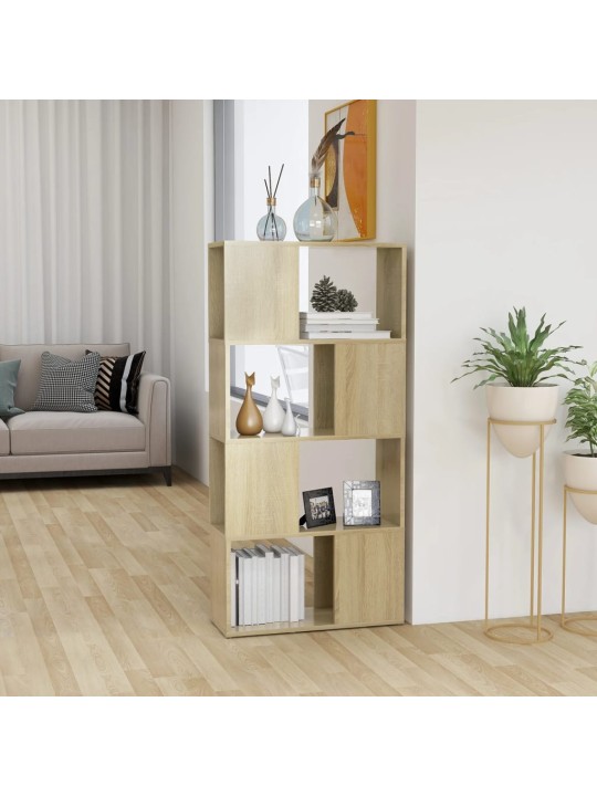 RAAMATURIIUL/RUUMIJAGAJA, TAMM, 60X24X124.5 CM, PUITLAASTPLAAT