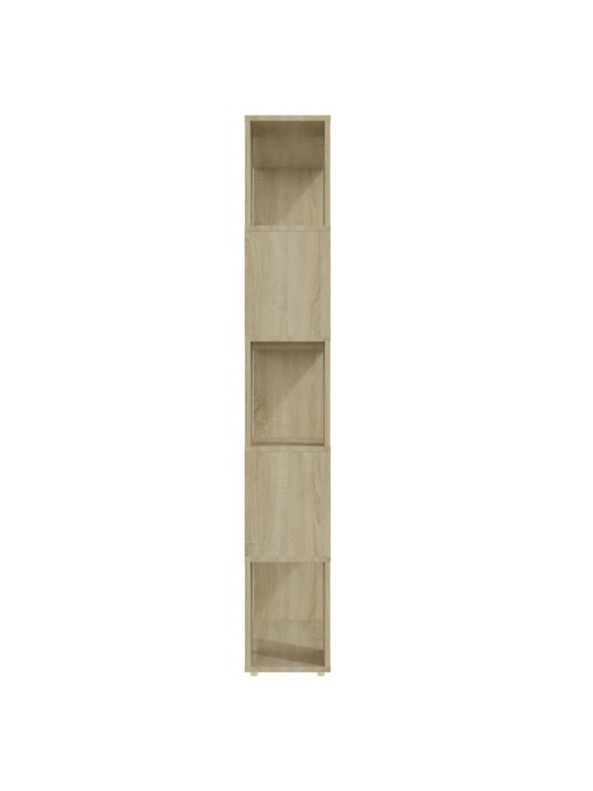 RAAMATURIIUL/RUUMIJAGAJA, MUST, SONOMA TAMM, 80 X 24 X 155 CM, PUITLAASTPLAAT