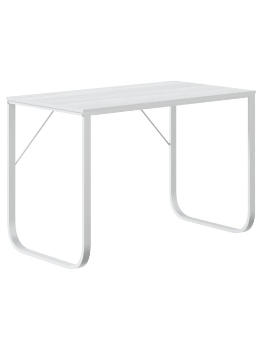 KIRJUTUSLAUD, VALGE 110X60X73 CM PUITLAASTPLAAT