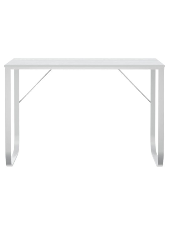 KIRJUTUSLAUD, VALGE 110X60X73 CM PUITLAASTPLAAT