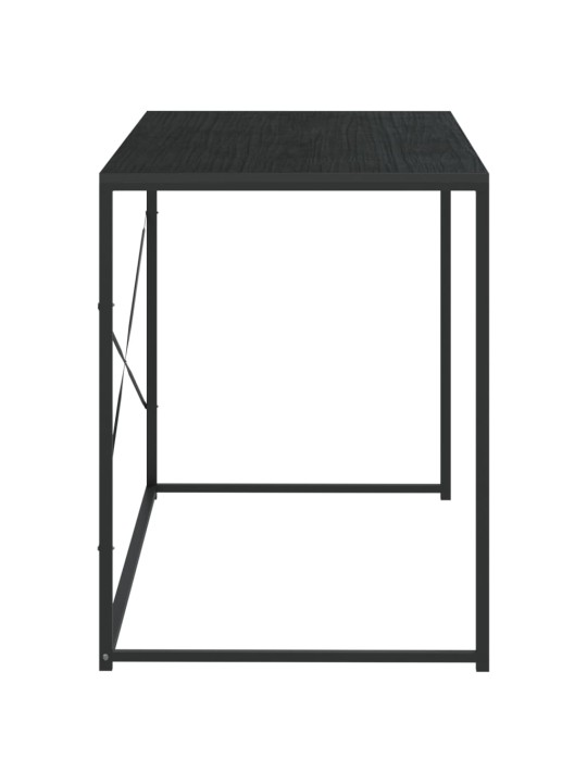 Kirjutuslaud, must 110x60x70 cm puitlaastplaat