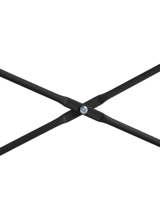 Kirjutuslaud, must 110x60x70 cm puitlaastplaat