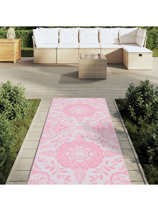 Välisvaip arakil roosa 80x250 cm pp
