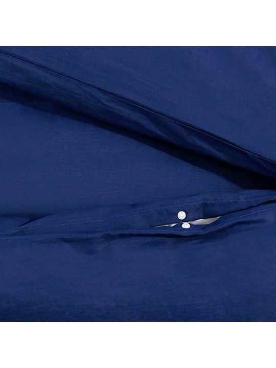 VOODIPESUKOMPLEKT, TUMESININE, 260 X 220 CM, PUUVILL