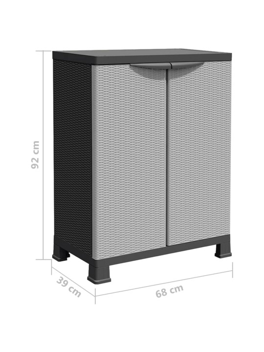 Plastkapp, 68 x 39 x 92 cm, rotang disain