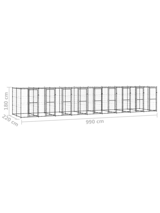 Koeraaedik katusega, teras, 21,78 m²