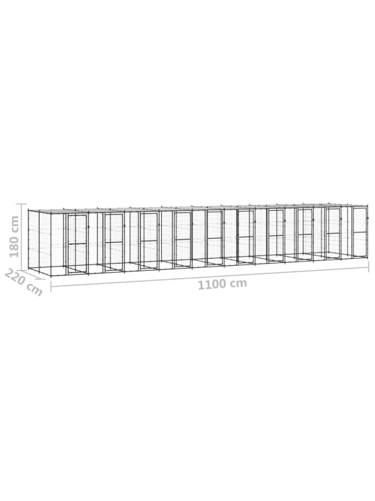 Koeraaedik katusega, teras, 24,2 m²