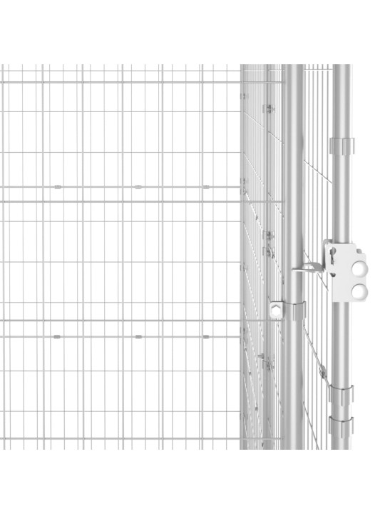 Koeraaedik katusega, tsingitud teras, 24,2 m²