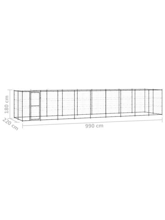 Koeraaedik katusega, teras, 21,78 m²