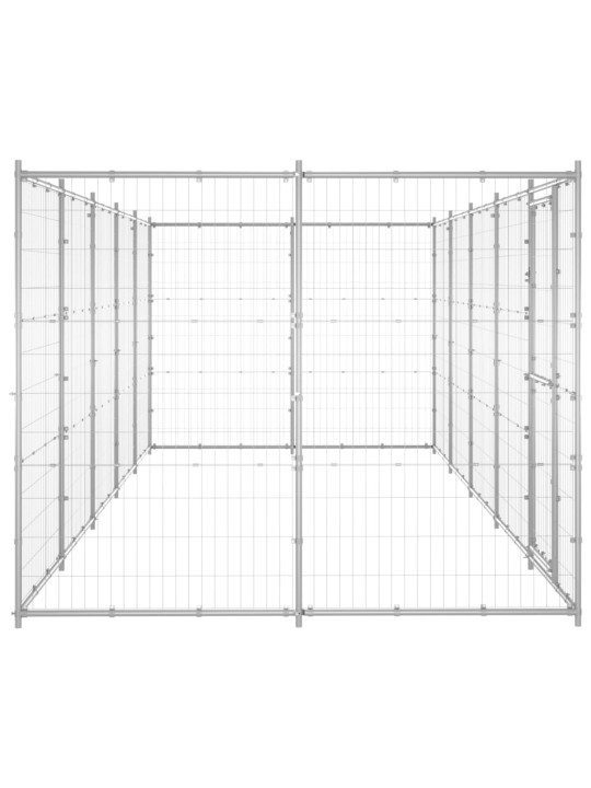 Koeraaedik, tsingitud teras, 12,1 m²