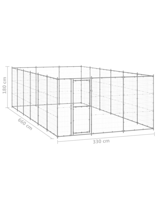 Koeraaedik, tsingitud teras, 21,78 m²