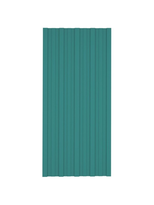 KATUSEPANEEL 12 TK, TSINGITUD TERASEST, ROHELINE, 100 X 45 CM