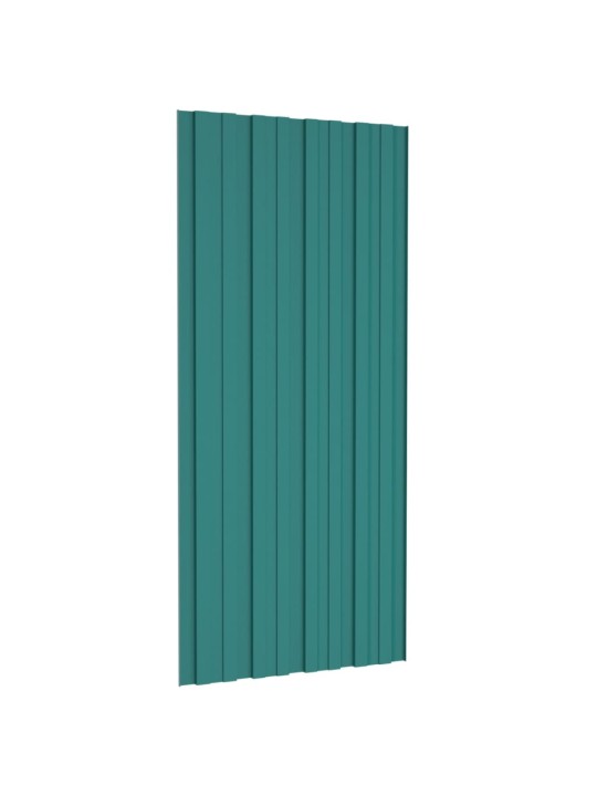 KATUSEPANEEL 12 TK, TSINGITUD TERASEST, ROHELINE, 100 X 45 CM