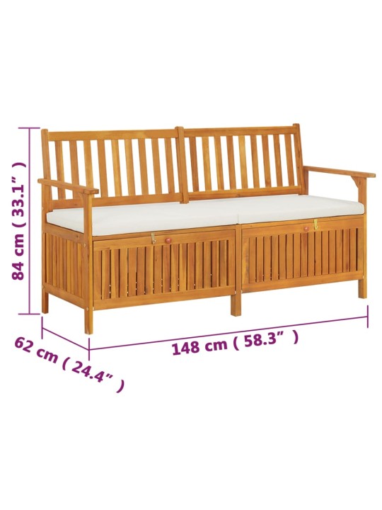 Hoiupink istmepadjaga, 148 cm, akaatsiapuit