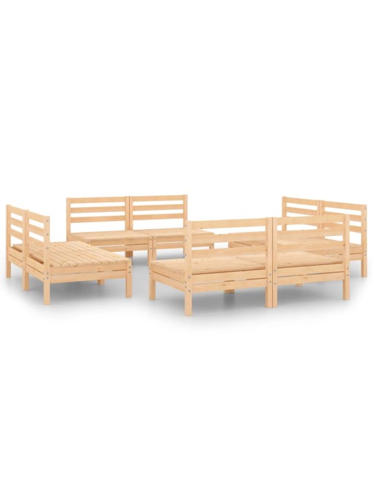 8-osaline aiadiivanikomplekt, täismännipuit