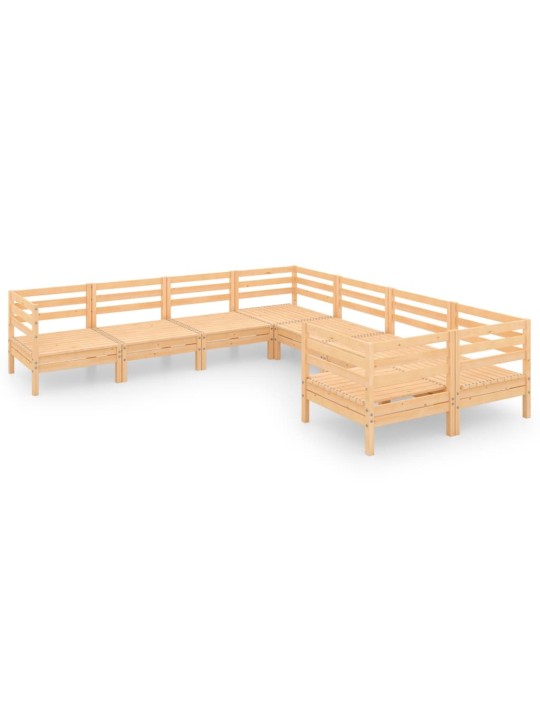 8-osaline aiadiivanikomplekt, täismännipuit