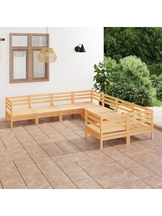 8-osaline aiadiivanikomplekt, täismännipuit