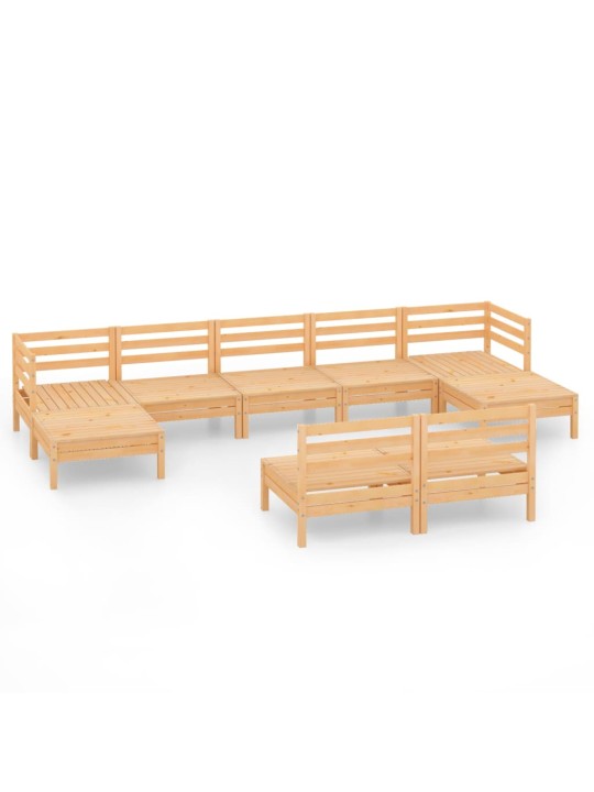 9-osaline aiadiivanikomplekt, täismännipuit
