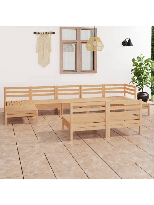 9-osaline aiadiivanikomplekt, täismännipuit