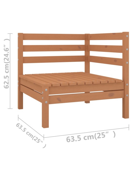 9-osaline aiadiivanikomplekt, meepruun, männipuit