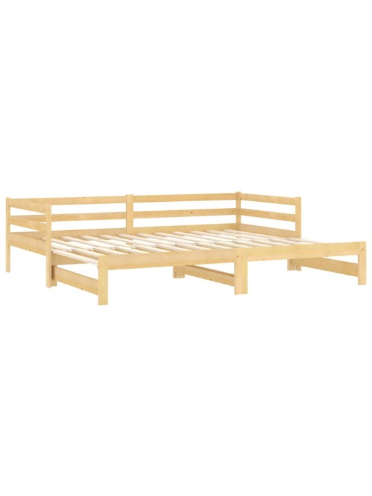VÄLJATÕMMATAV PÄEVAVOODI, 2X(90X200) CM, TÄISMÄNNIPUIT