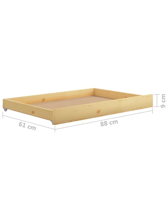 VÄLJATÕMMATAV PÄEVAVOODI, 2X(90X200) CM, TÄISMÄNNIPUIT