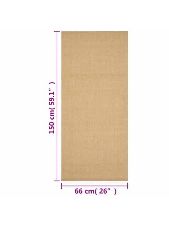 Vaip naturaalne sisal 66x150 cm