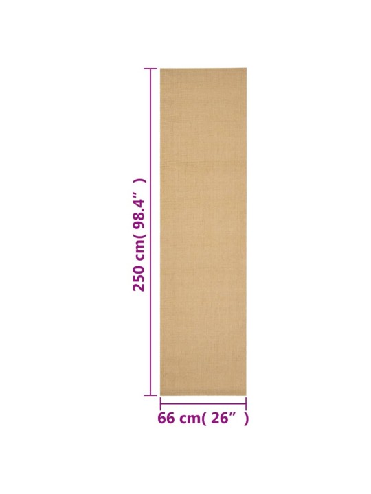 Vaip naturaalne sisal 66x250 cm