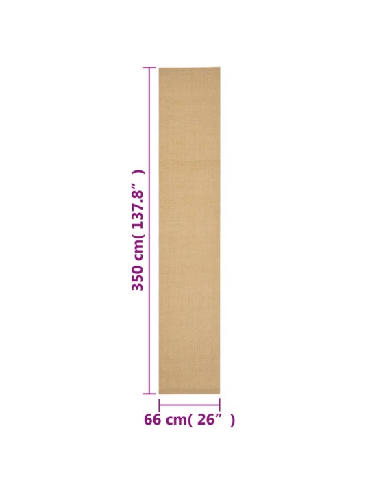 Vaip naturaalne sisal 66x350 cm