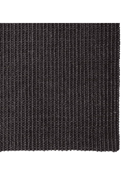 Vaip naturaalne sisal 66x200 cm, must