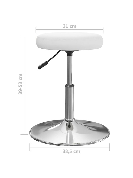 SÖÖGITOOLID 6 TK, VALGE, KUNSTNAHK